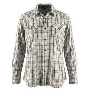CODY JAMES Western Shirt Mens Medium Plaid Snap Button Cotton Pearl Snap